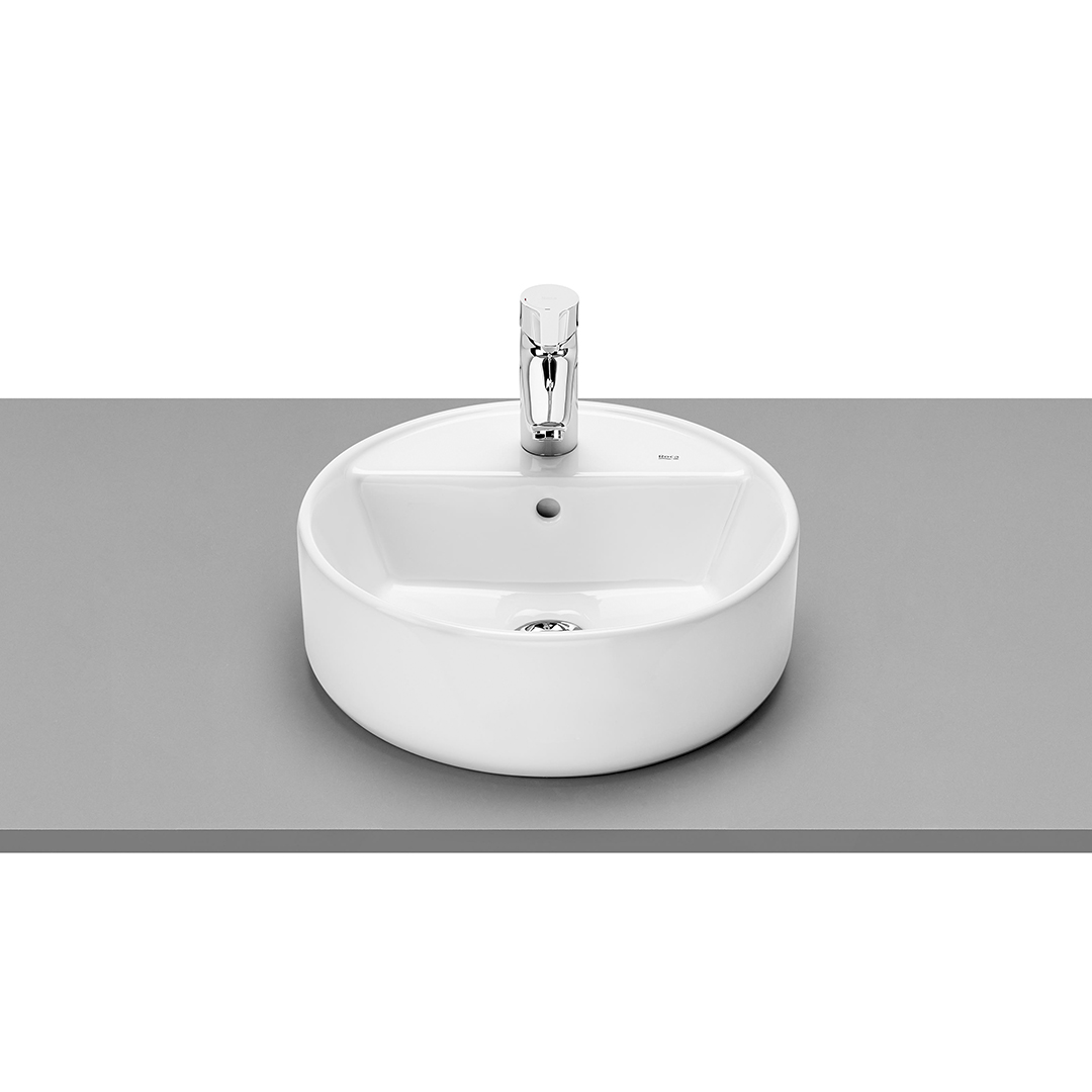White GAP sink on top 40 cm – Roca Испания 11.15.156.0609